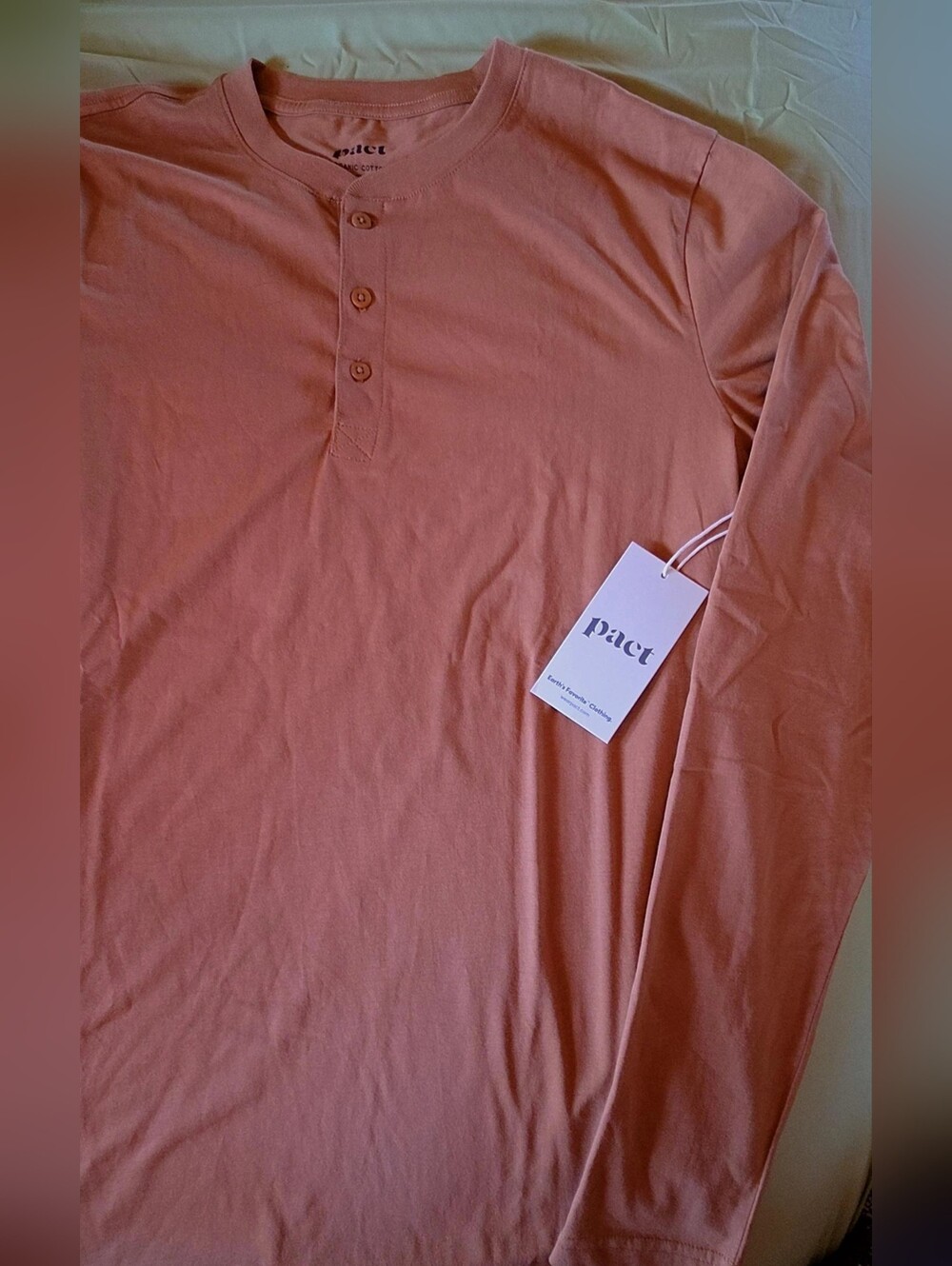 ❗️NWT- Pact Organic - Men Long Sleeve